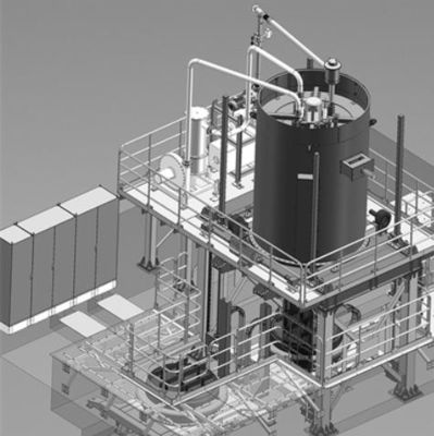 Doppelkammer Vakuum-Vergasungsofen Industrievakuum-Ofen 380V